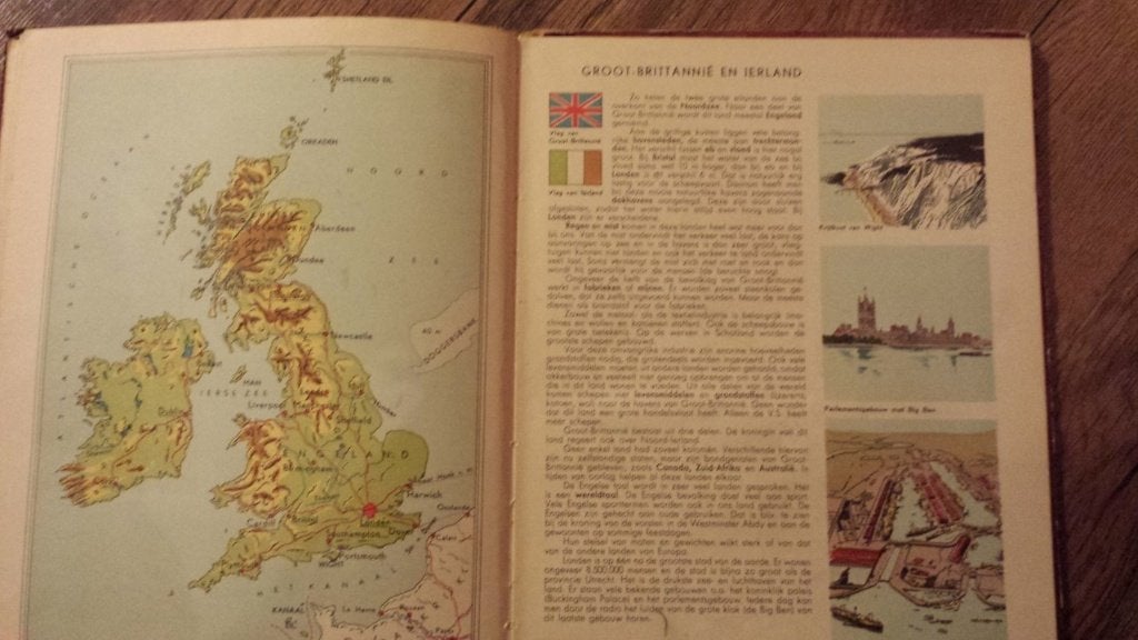 Schoolatlas-deel II Europa Werelddelen -ten Brink Meppel, Boeken, Atlassen en Landkaarten, Overige atlassen, 1800 tot 2000, Wereld