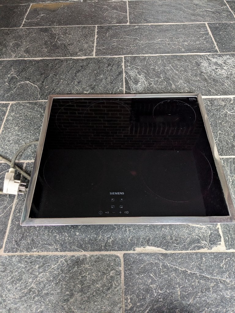 Keramische Kookplaat, Keramisch, Zo goed als nieuw, Inbouw, 4 kookzones