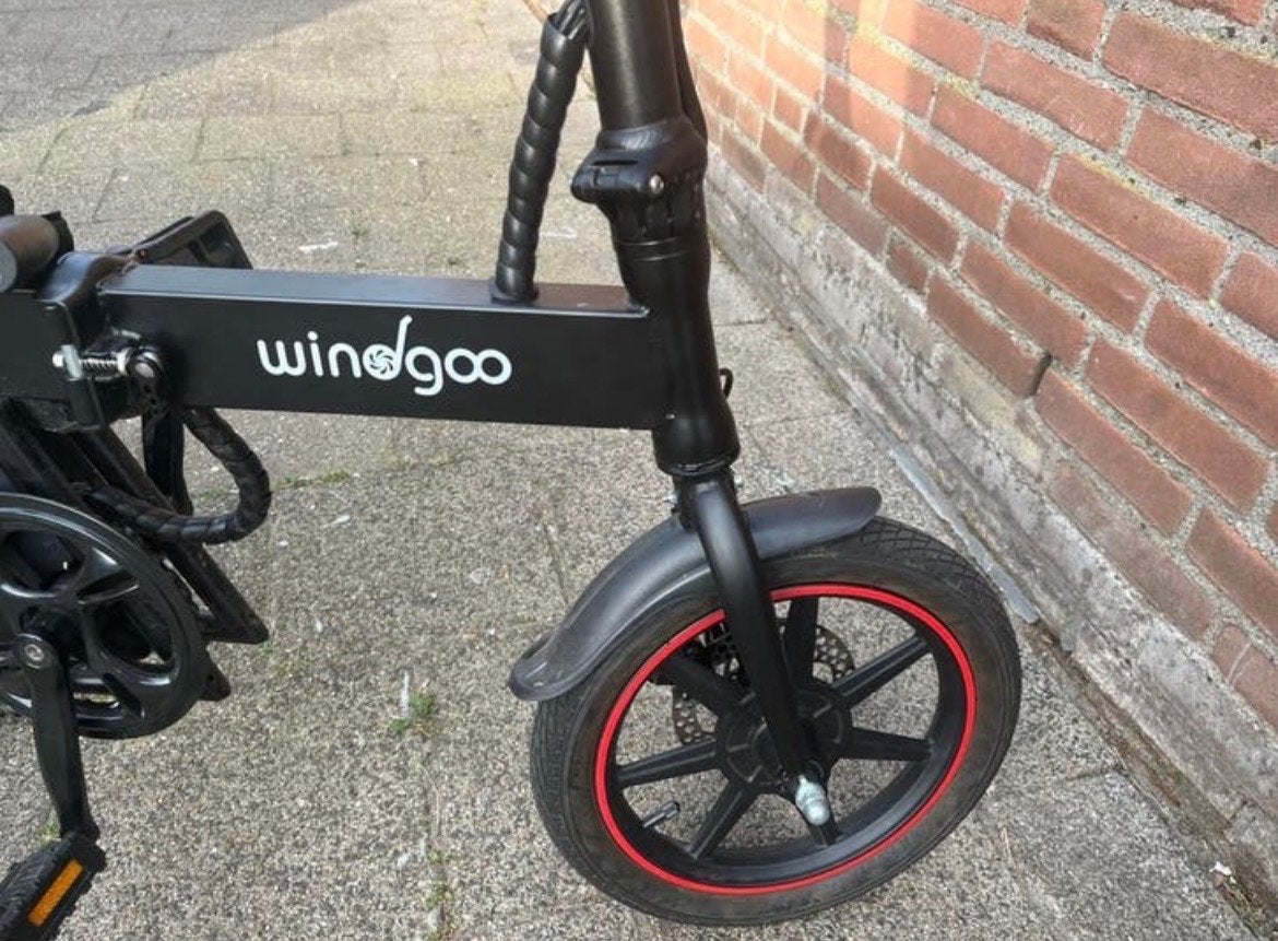 Windgoo B20 E-bike - 15km actieradius, lichte krassen, Minder dan 30 km per accu, Zo goed als nieuw, Minder dan 47 cm, Ophalen