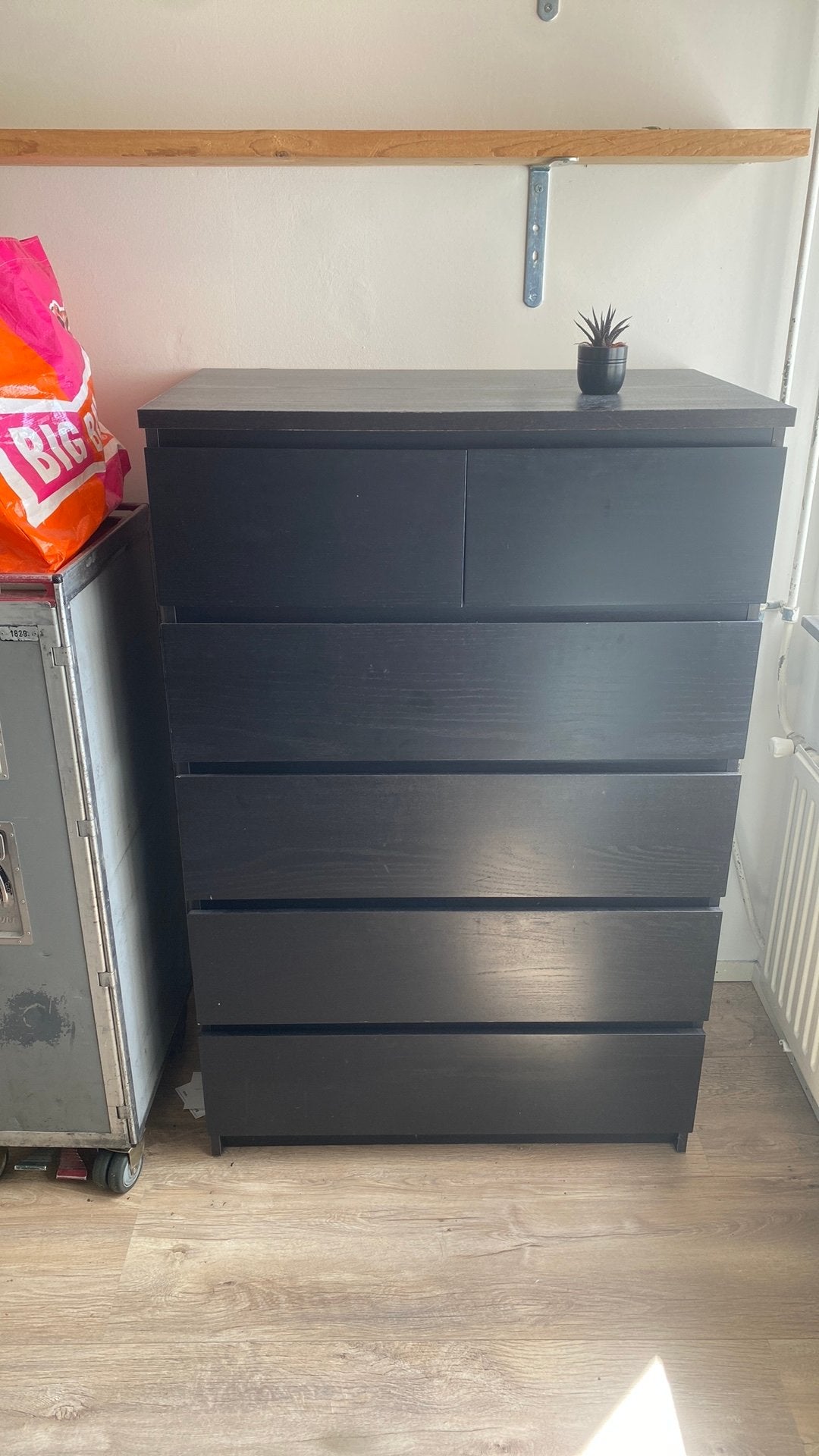 Malm kast Ikea, Ophalen, 50 tot 100 cm, Zo goed als nieuw, 3 of 4 laden
