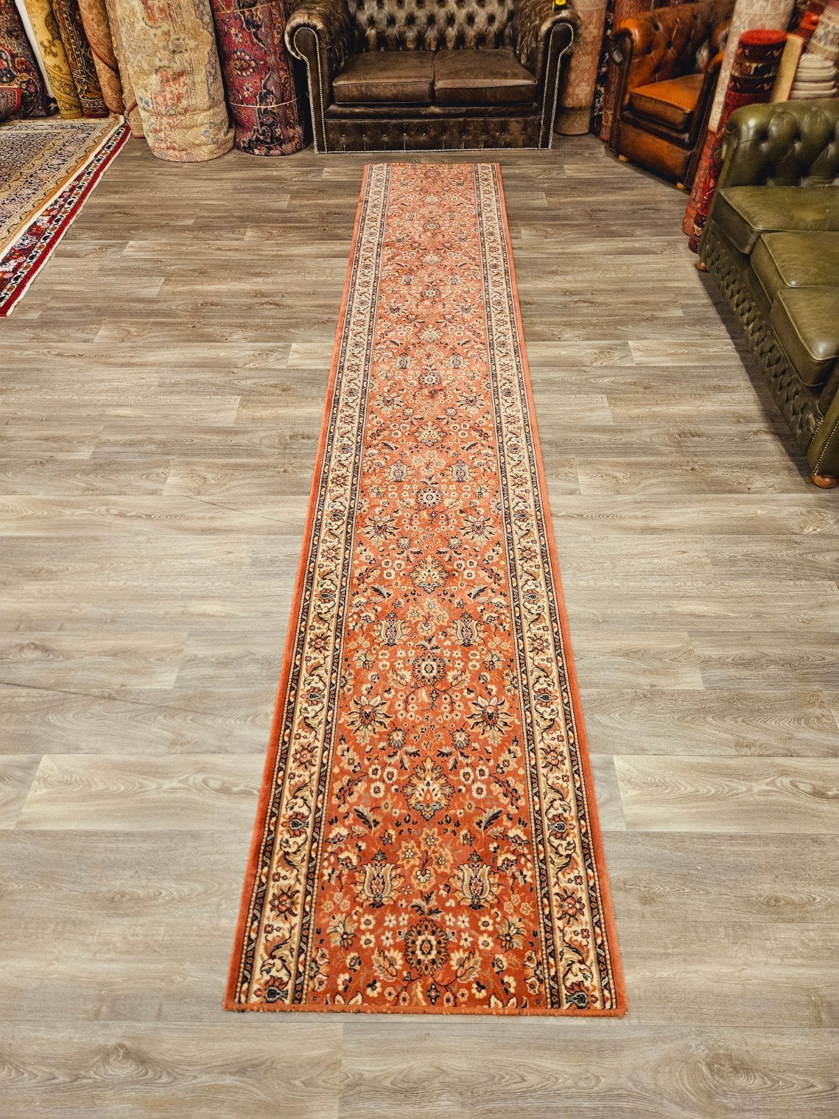 Perzische Loper. prachtige kleuren en patronen! Weg = Weg!, Perzisch, 200 cm of meer, Ophalen of Verzenden, Zo goed als nieuw