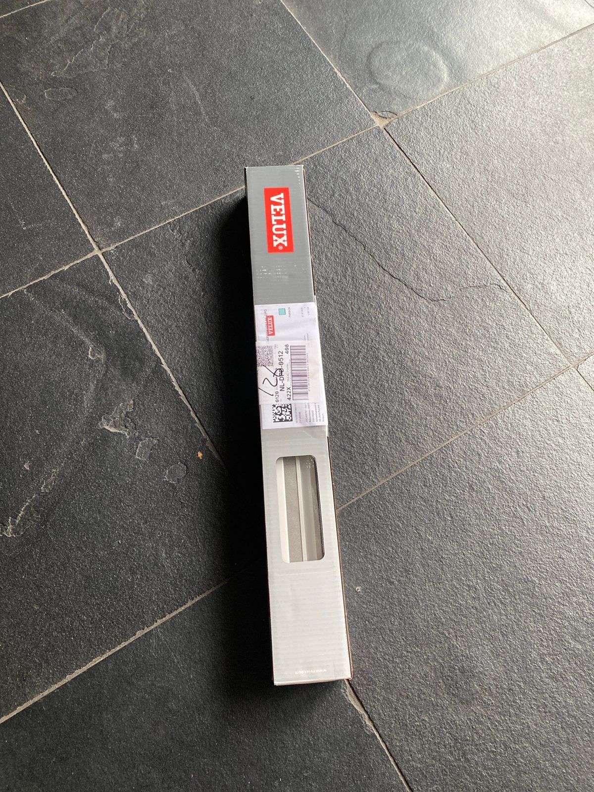 VELUX DKL MK04 Verduisterend Rolgordijn - Grijs, Minder dan 150 cm, Ophalen of Verzenden, Nieuw, Overige typen