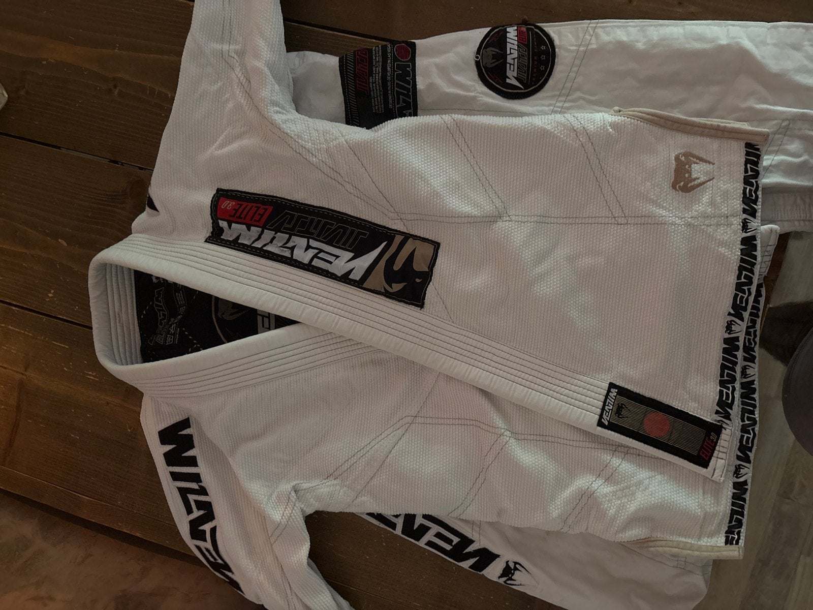 Venum Elite 3.0 Jiu-Jitsu Gi - Wit (A0), Maat XS of kleiner, Vechtsportpak, Ophalen of Verzenden, Zo goed als nieuw