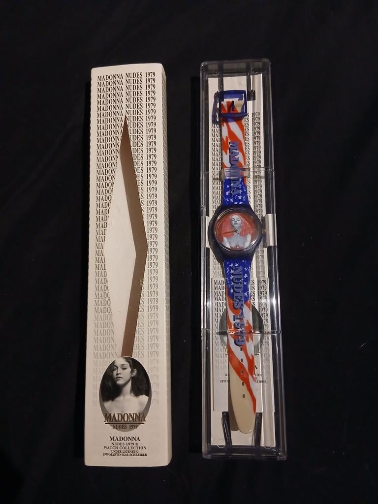 Madonna Nudes 1979 Swatch Horloge, Overige materialen, Polshorloge, Nieuw, Ophalen of Verzenden