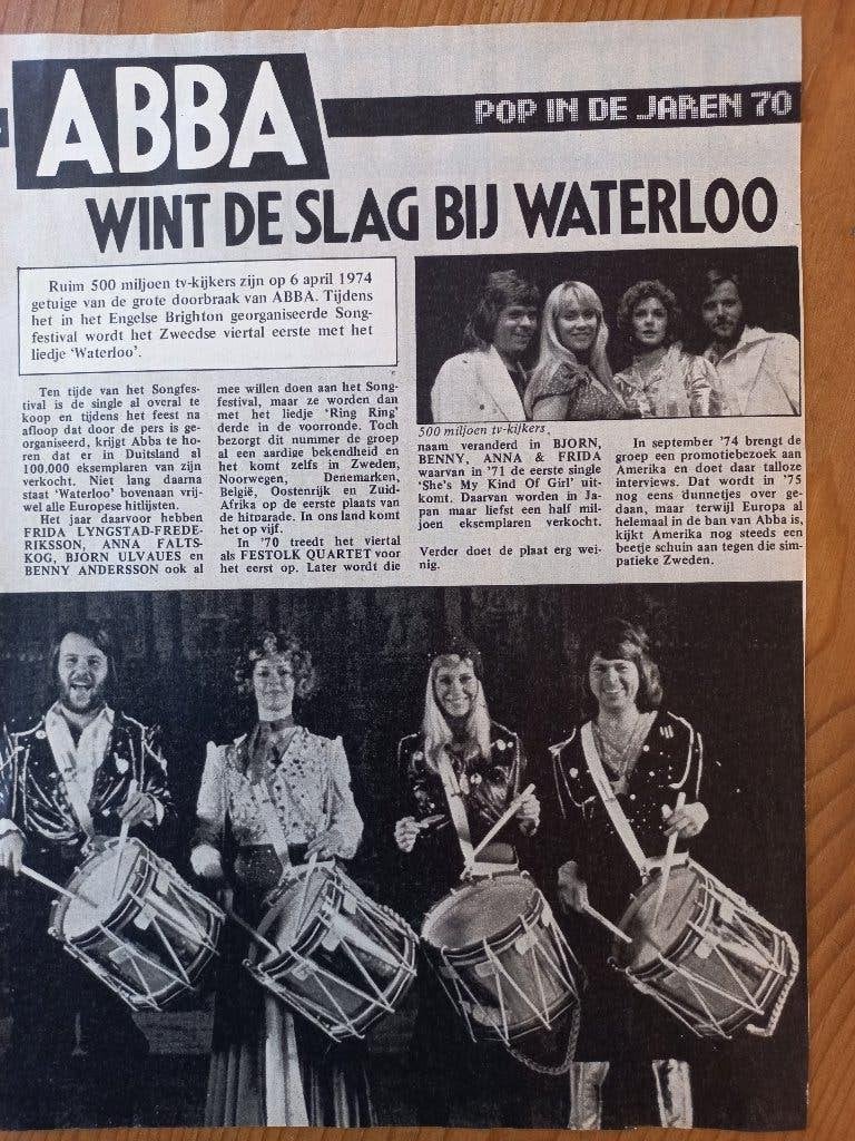 ABBA artikelen 1979 1 euro per artikel, Ophalen of Verzenden, Gebruikt, Boek, Tijdschrift of Artikel