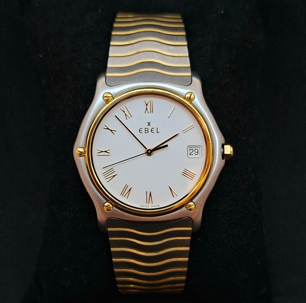 Ebel Sport Classic Wave horloge. Unieke Verzamelaar Full Set, Sieraden, Tassen en Uiterlijk, Horloges | Heren, Overige merken