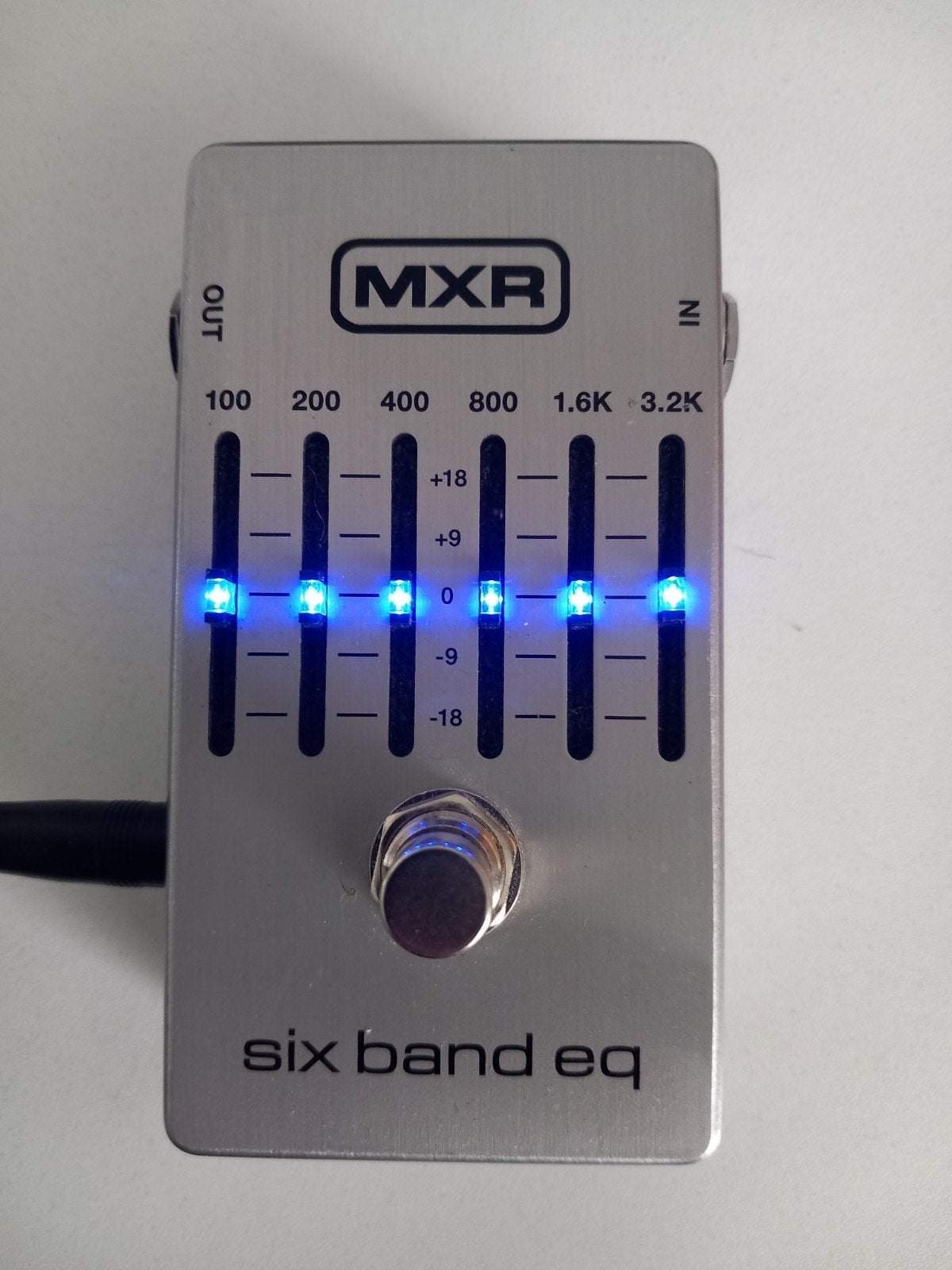 MXR M109S Six Band EQ equalizer zgan, Muziek en Instrumenten, Ophalen of Verzenden, Zo goed als nieuw, Equalizer