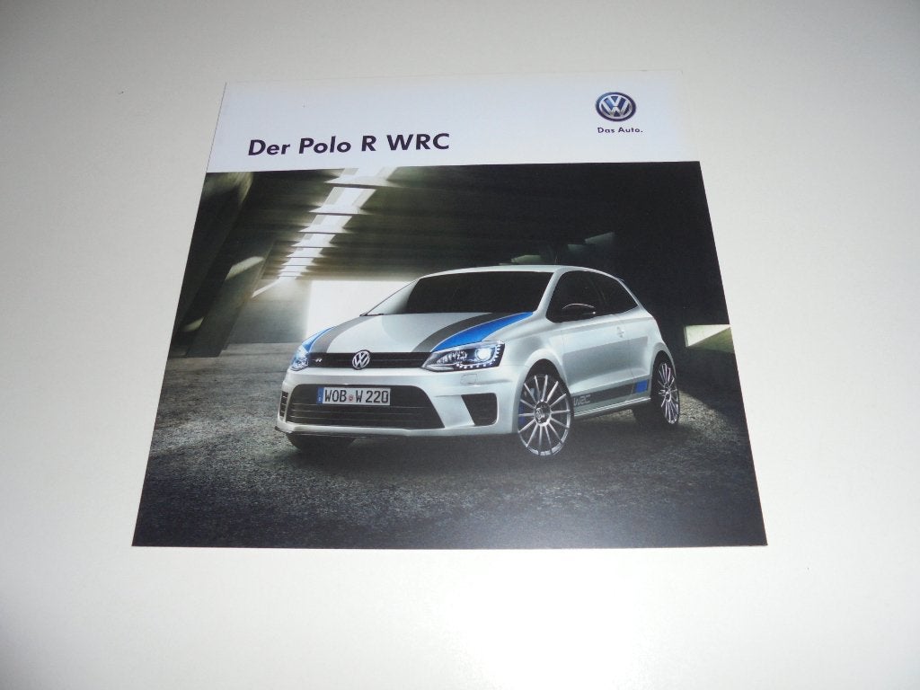 brochure Volkswagen Polo R WRC  2013, Ophalen of Verzenden, Nieuw, Volkswagen