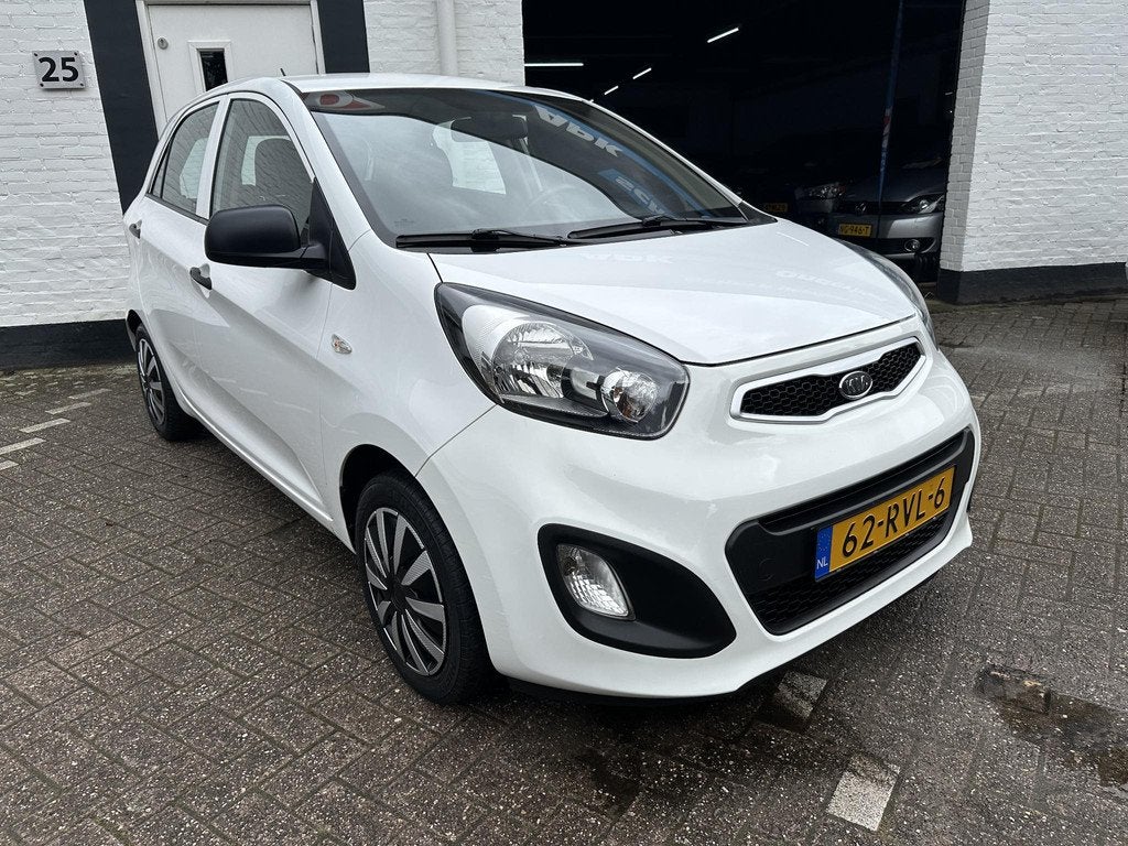 Kia Picanto 1.0 CVVT Airco /Nieuwe apk bij aflevering/5 drs, Voorwielaandrijving, Euro 5, Stof, Gebruikt