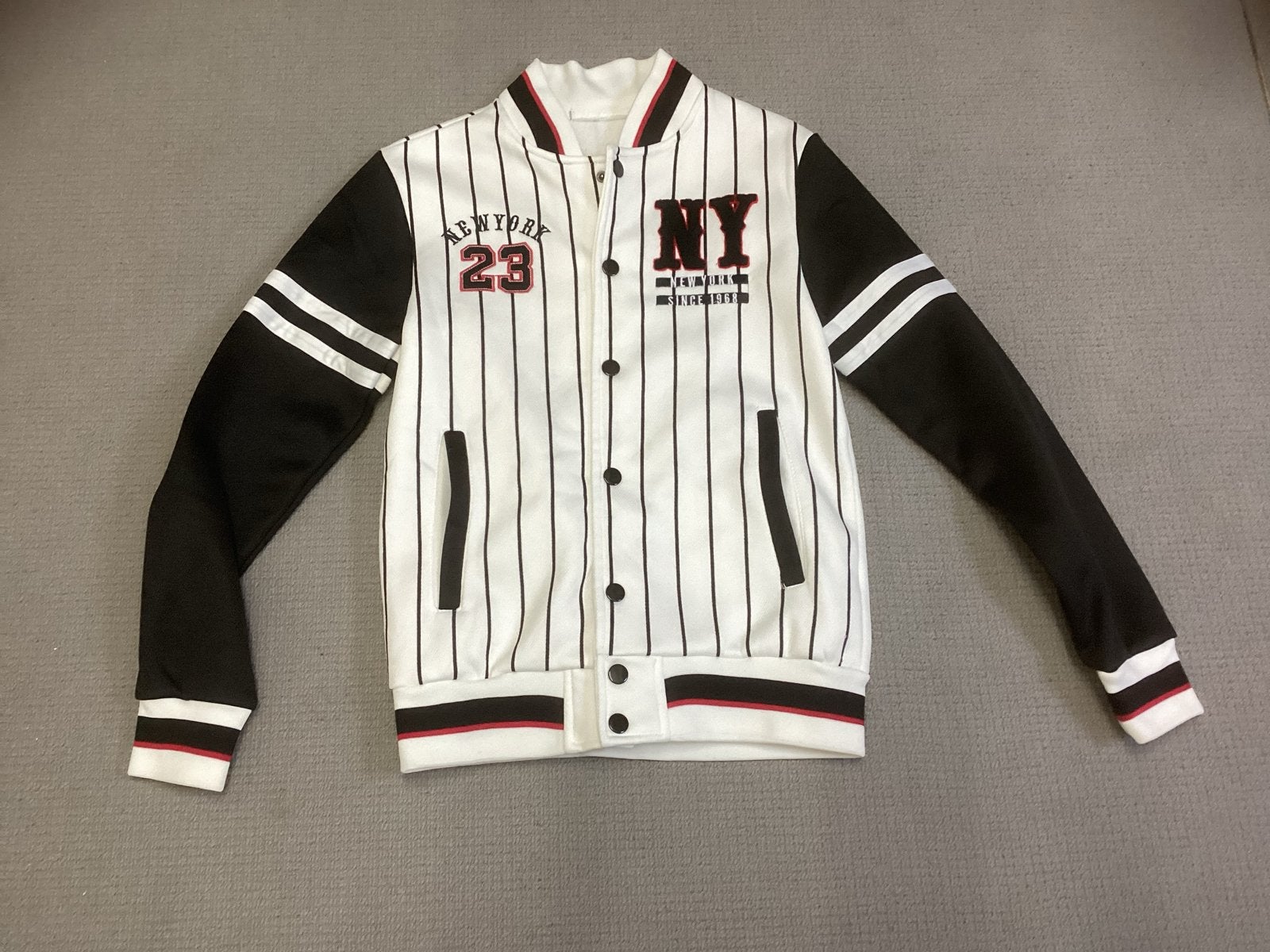 Stoere Jas Maat 176 - Baseball Stijl, Kinderen en Baby's, Kinderkleding | Maat 176, Ophalen of Verzenden, Zo goed als nieuw, Jongen of Meisje
