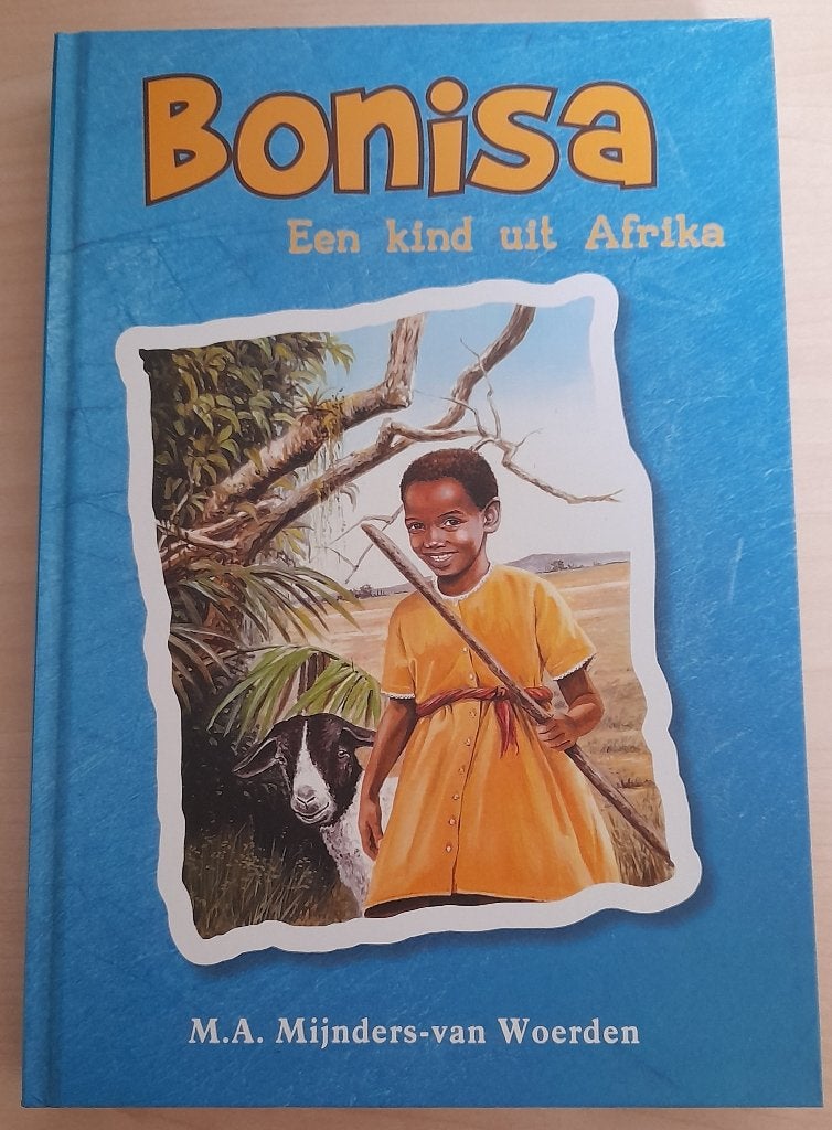 Leesboek Bonisa een kind uit Afrika, Boeken, Ophalen of Verzenden, Zo goed als nieuw, M.A Mijnders-van Woerden