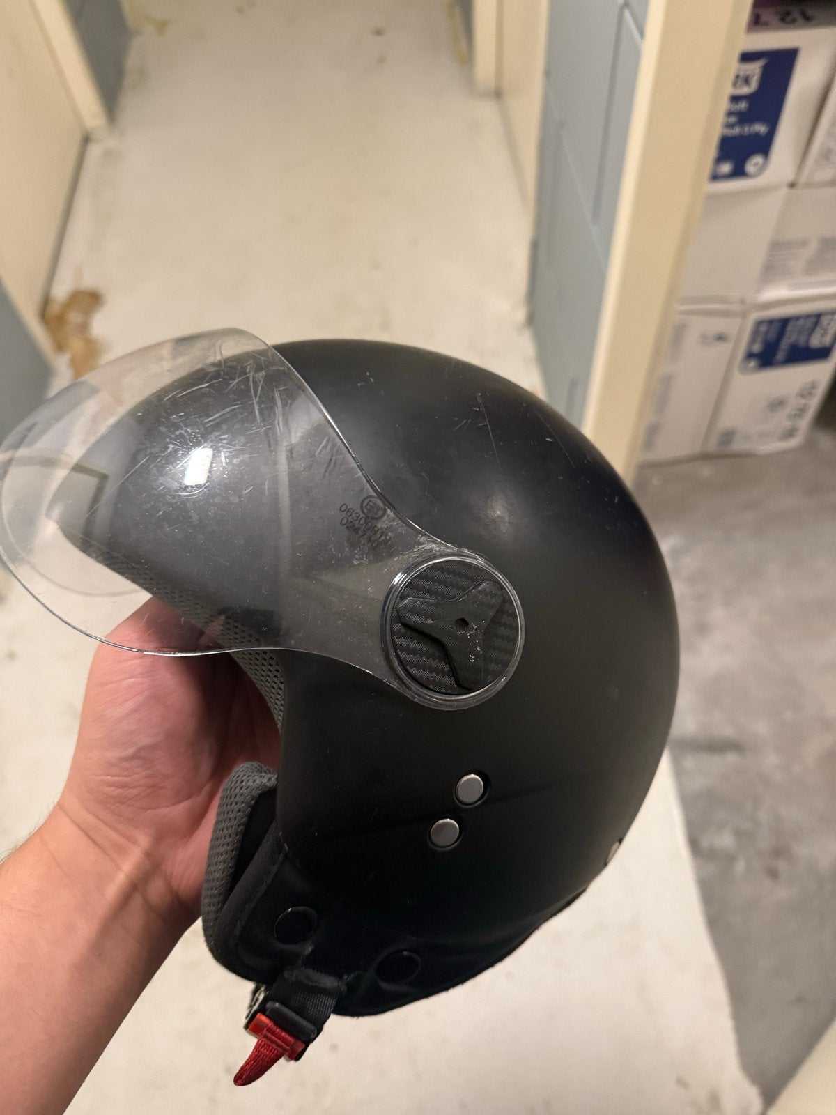 Zwarte SQiwi Helm, Maat L, Gebruikt, Ophalen of Verzenden, Gebruikt, Large