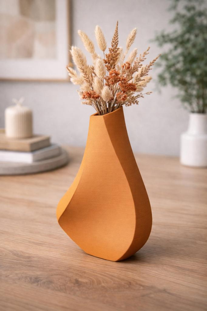 Moderne Design Vaas – 18 cm – Scandinavische Woondecoratie, Verzenden, Nieuw, Kunststof, Minder dan 50 cm