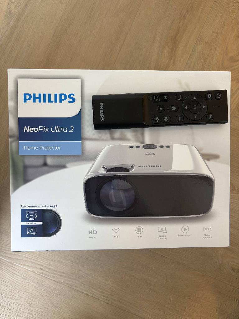 Philips NeoPix Ultra 2 Home Projector, Ophalen, Elektrisch, Zo goed als nieuw