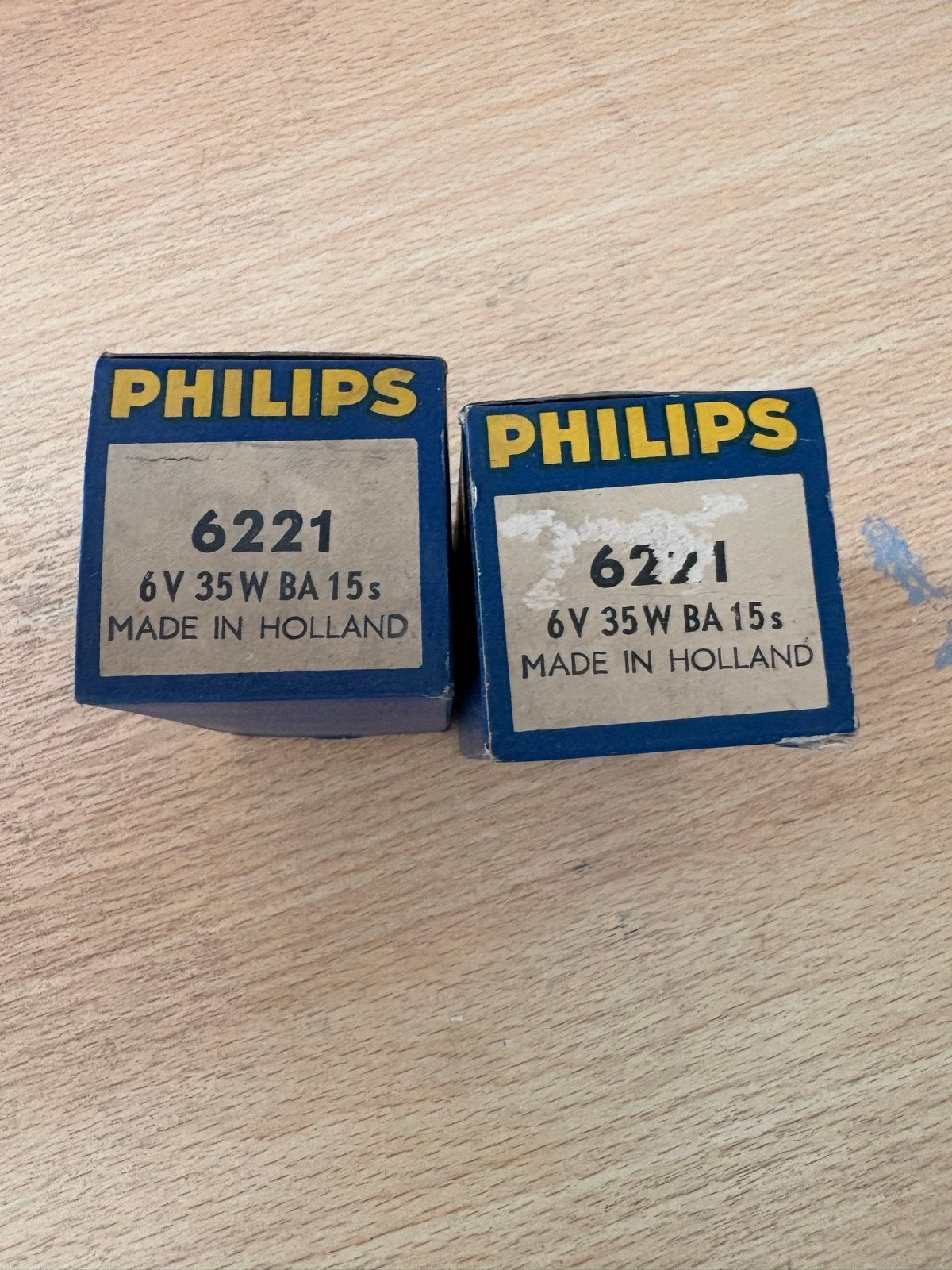 Philips 6221 6V 35W BA15s Gloeilampen (2 stuks), Ophalen of Verzenden