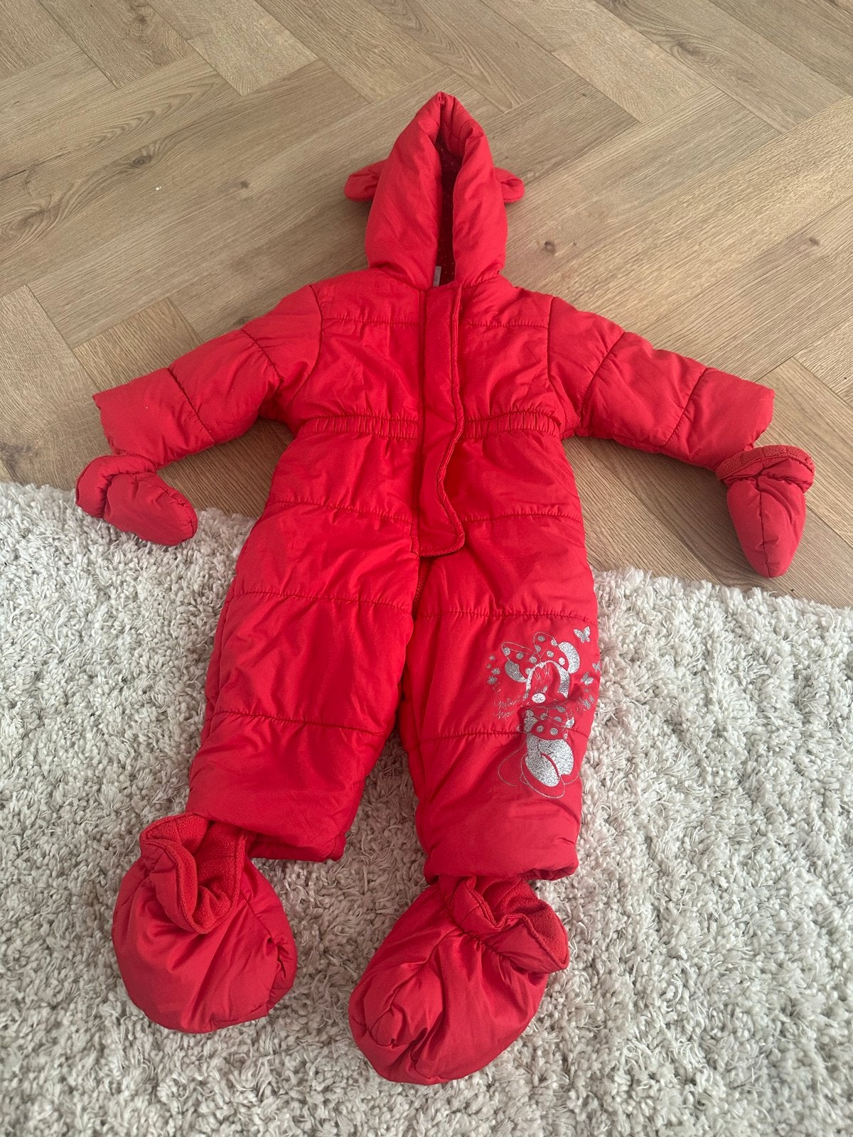 Disney Minnie Mouse Skipak Rood - Maat 80, Ophalen of Verzenden, Zo goed als nieuw, Meisje, Pakje