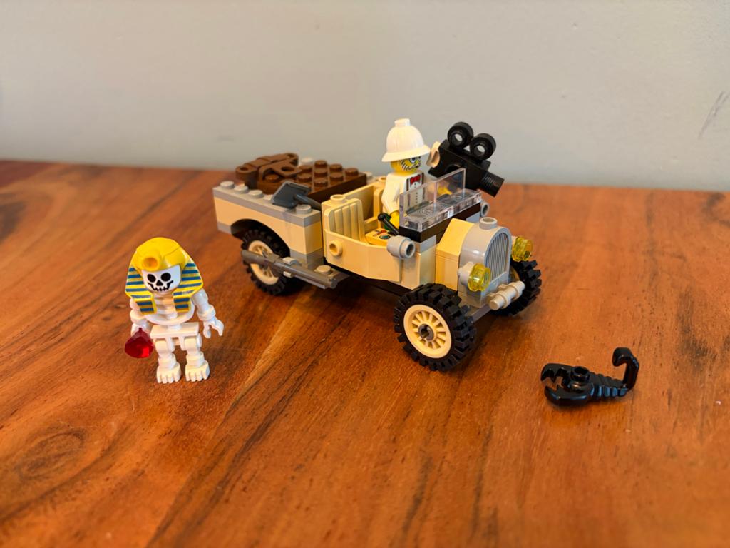 LEGO 2995 Adventurers Car & Skeleton - Vintage Set, Kinderen en Baby's, Speelgoed | Duplo en Lego, Gebruikt, Lego, Complete set