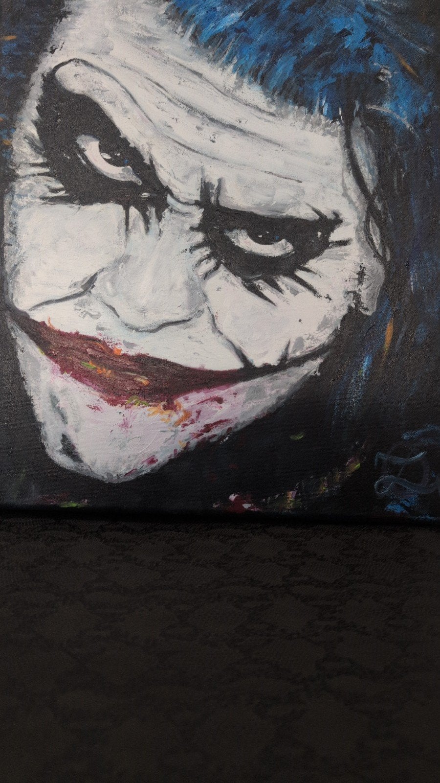 Joker Schilderij - Handgemaakt Kunstwerk, Antiek en Kunst, Kunst | Schilderijen | Modern, Ophalen of Verzenden