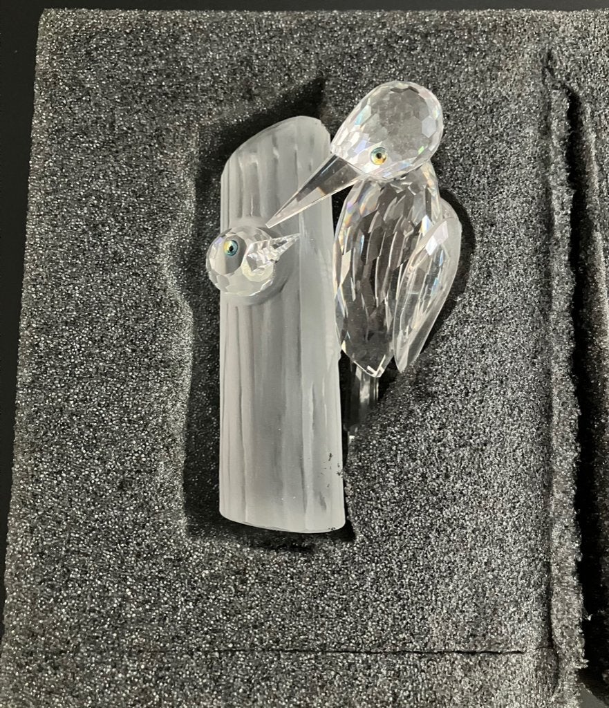 Swarovski Jaaritem 1988 De Spechten, Ophalen of Verzenden, Zo goed als nieuw, Figuurtje
