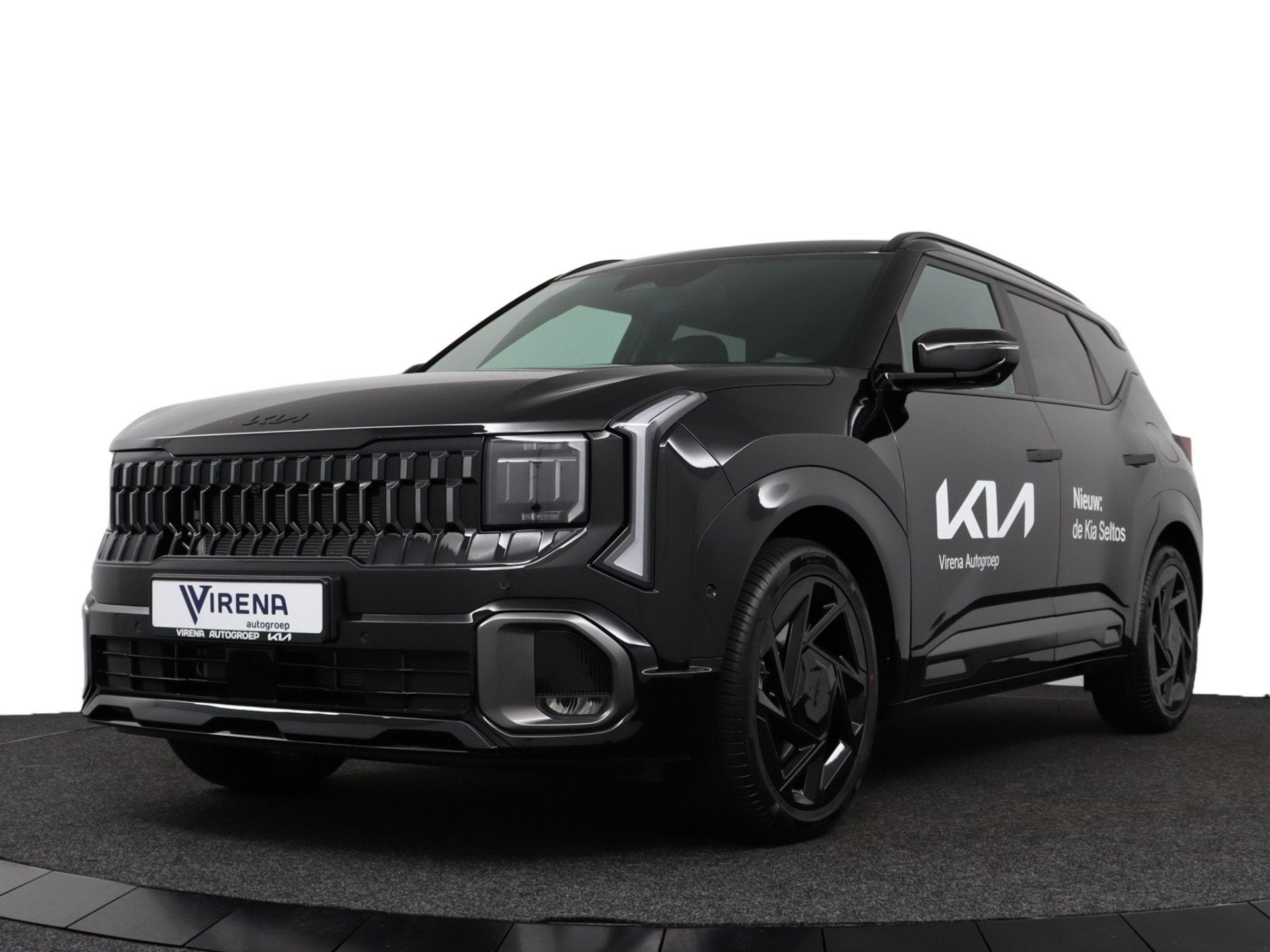 Kia Seltos 1.6 T-GDI DCT7 X-Line Demo Edition - Direct lever, Auto's, Automaat, 179 pk, Zwart, Lederen bekleding