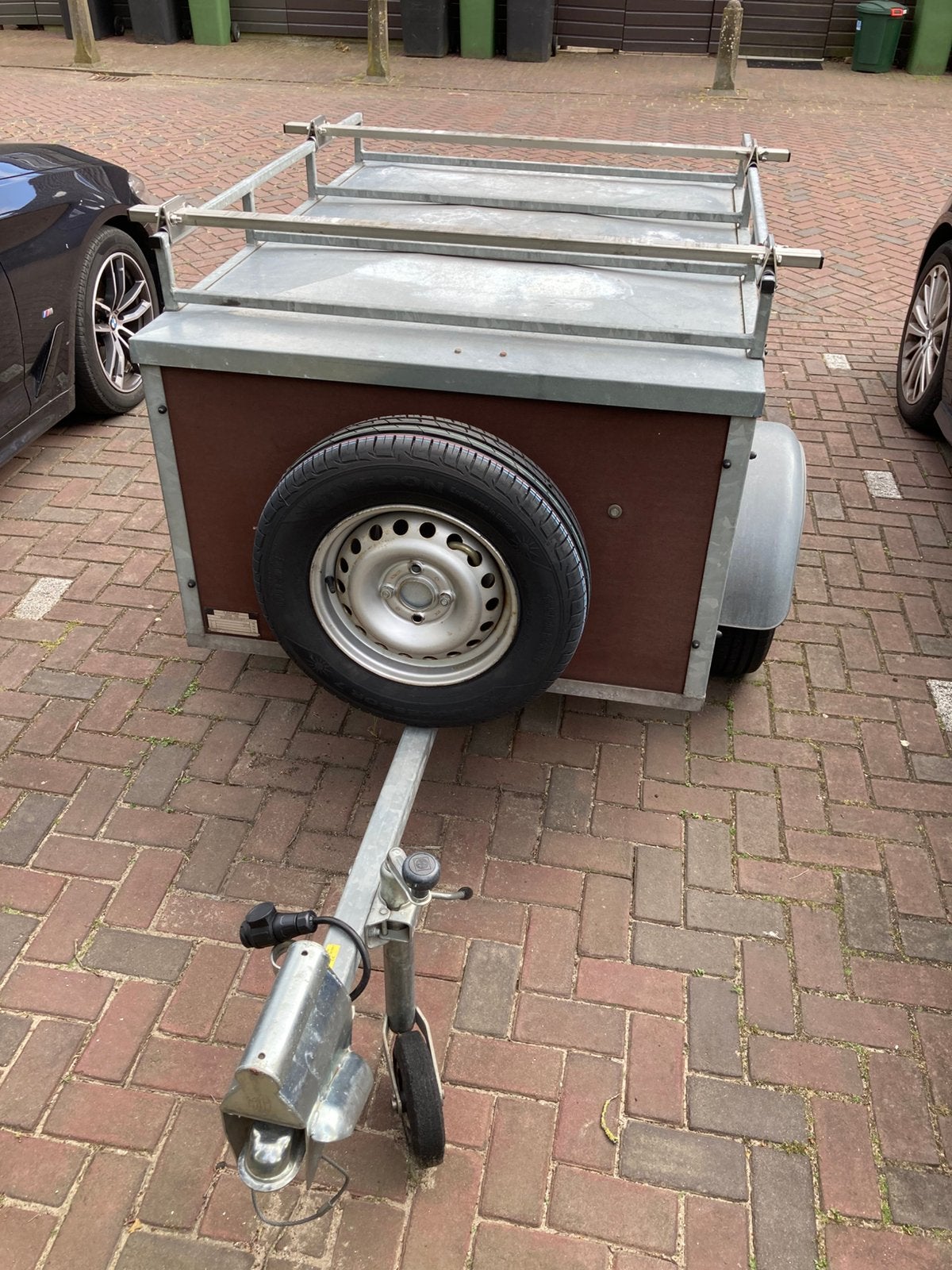 Fijne bagagewagen, Ophalen, Gebruikt