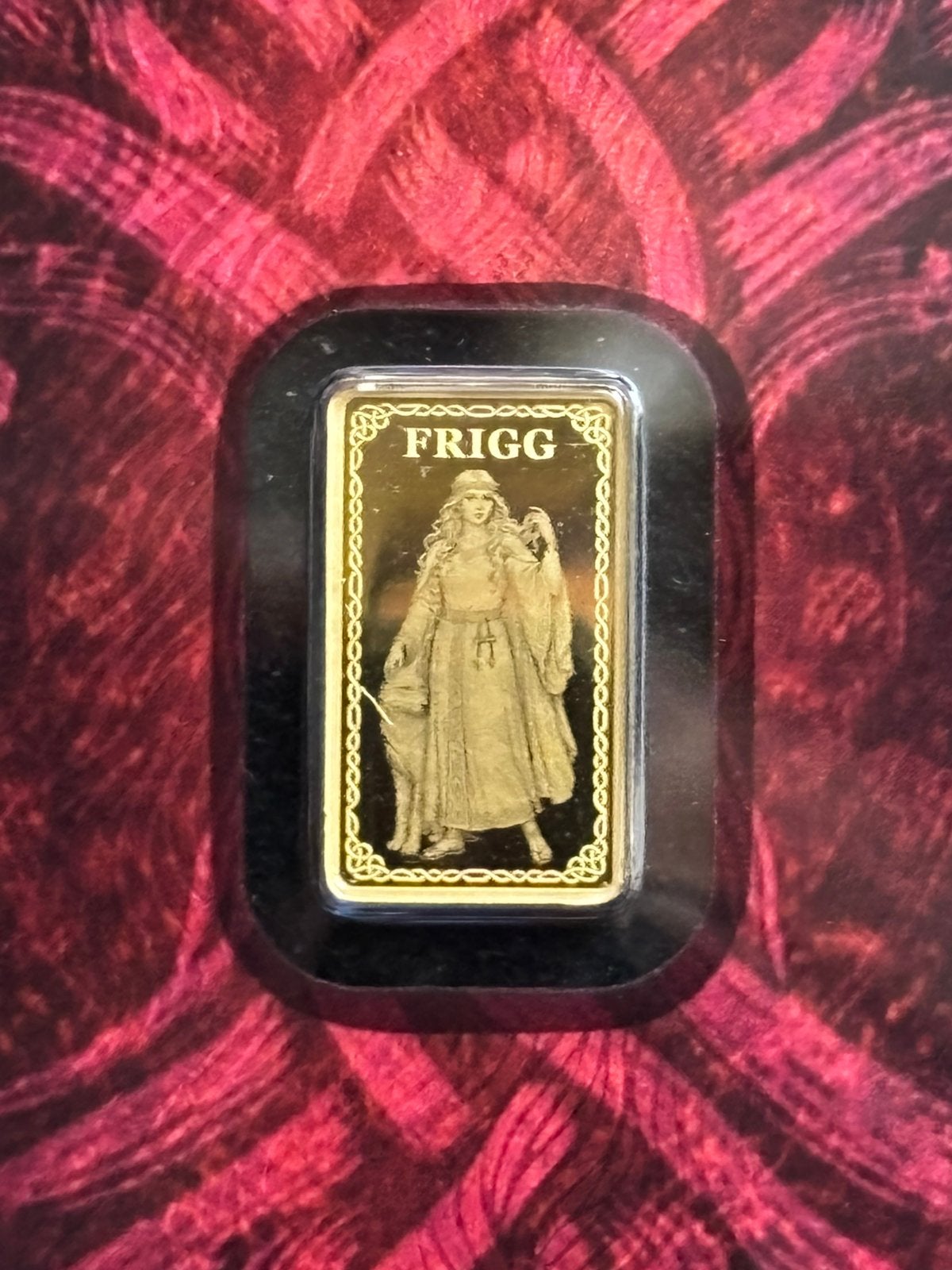 Germania Mint Frigg 1/100oz goud baartje - baar 0,31gram, Ophalen of Verzenden, Goud