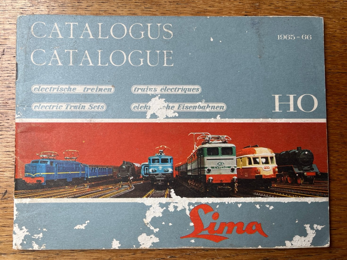 Lima Catalogus HO 1965-66 - Zeldzaam Modelspoorboek, Ophalen of Verzenden, Gebruikt, Boek, Tijdschrift of Catalogus, Lima