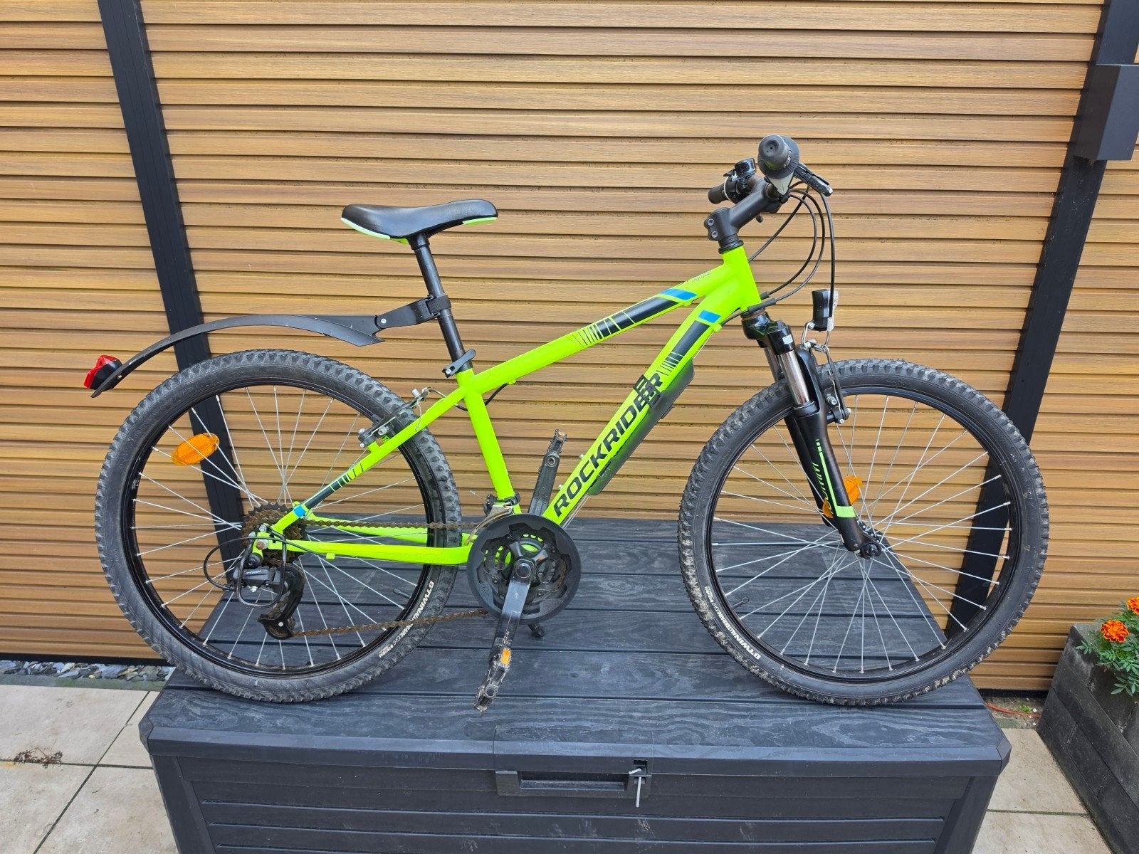 Rockrider ST100 Mountainbike 24 inch, Gebruikt, Velgrem, Versnellingen, Minder dan 49 cm