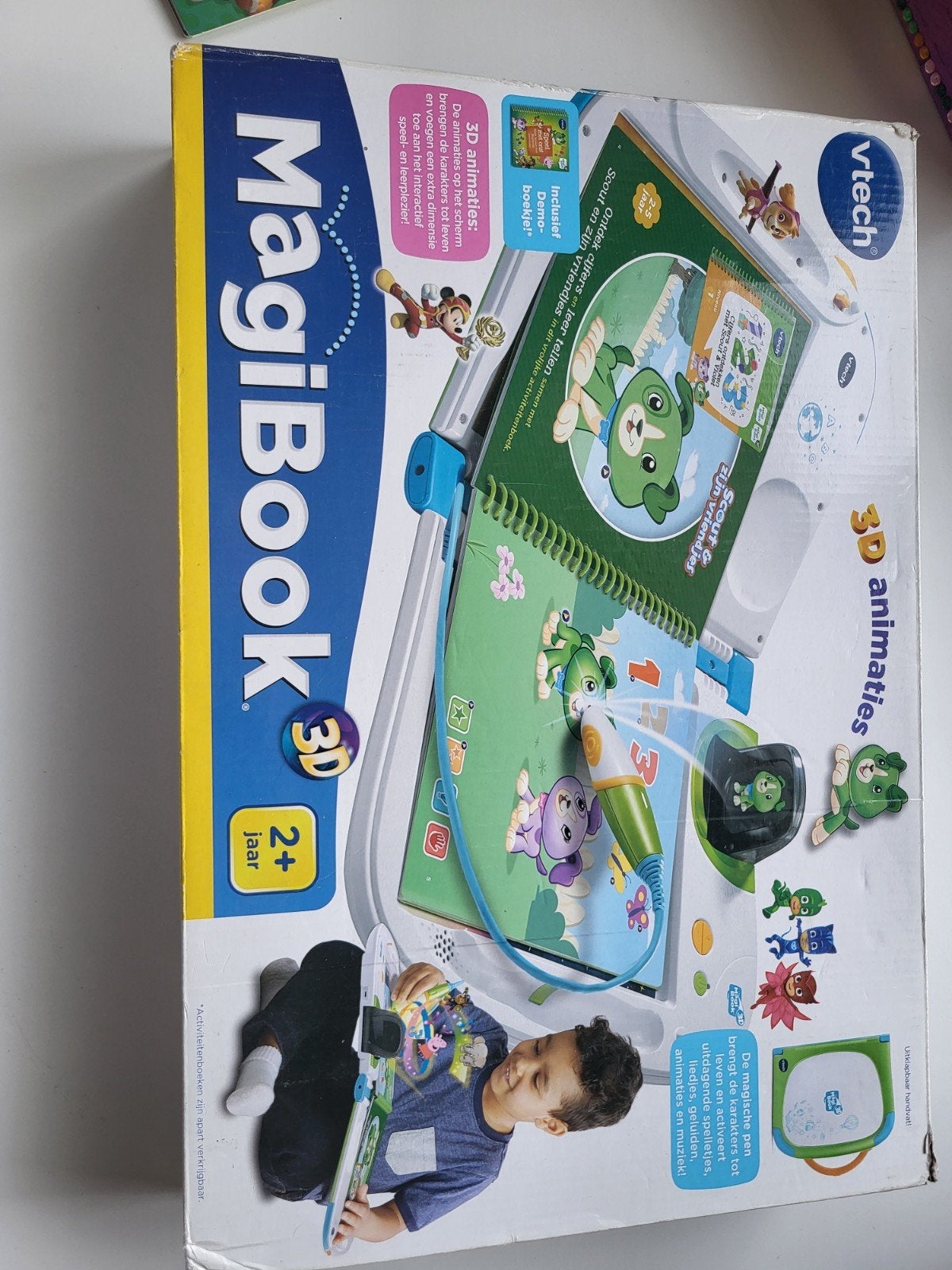 VTech MagiBook 3D met 6 boeken - Interactief leren, Ophalen of Verzenden, Knutselen, Met geluid