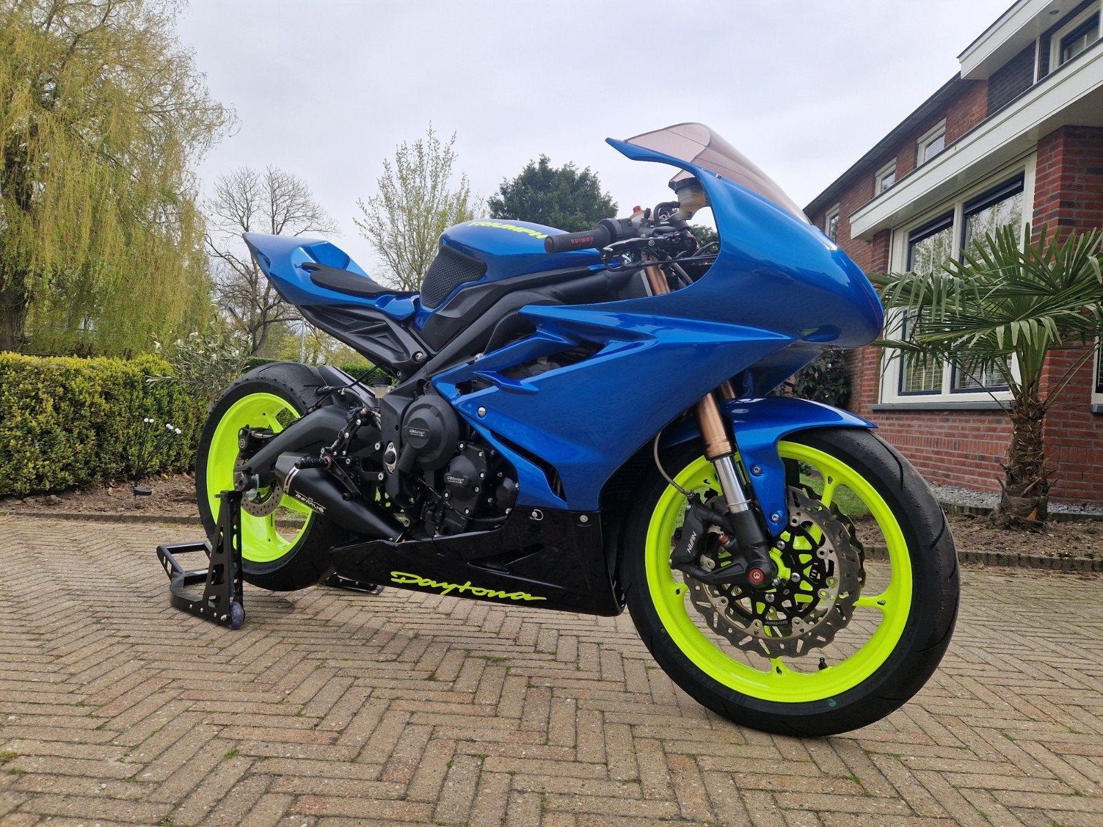 Triumph daytona 675 2014 circuitmotor, Motoren, Particulier, Super Sport
