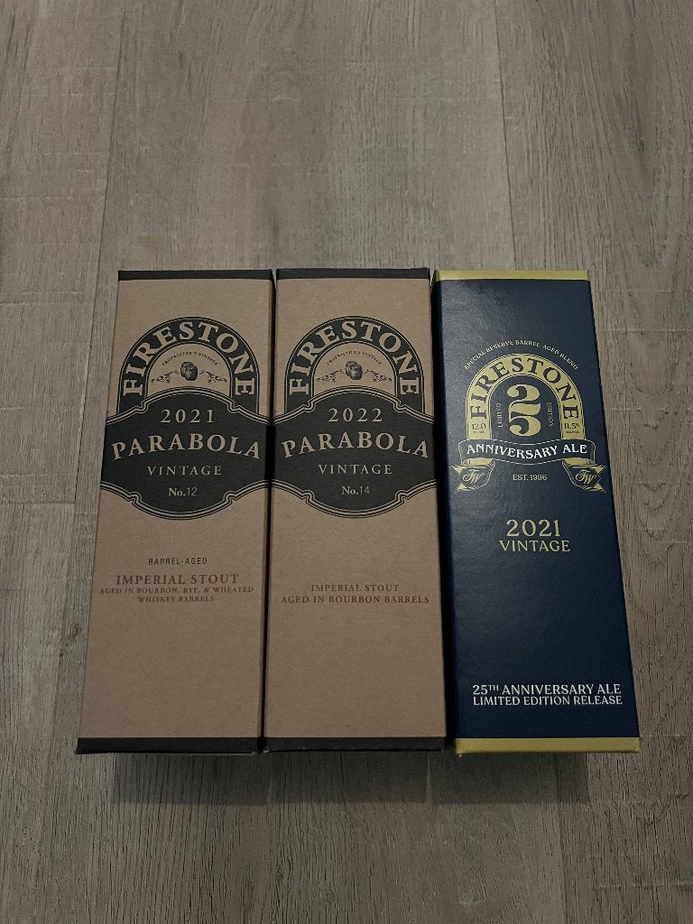 Set firestone parabola 2021, parabola 2022 en 2021 vintage, Ophalen of Verzenden, Nieuw, Flesje(s), Overige merken