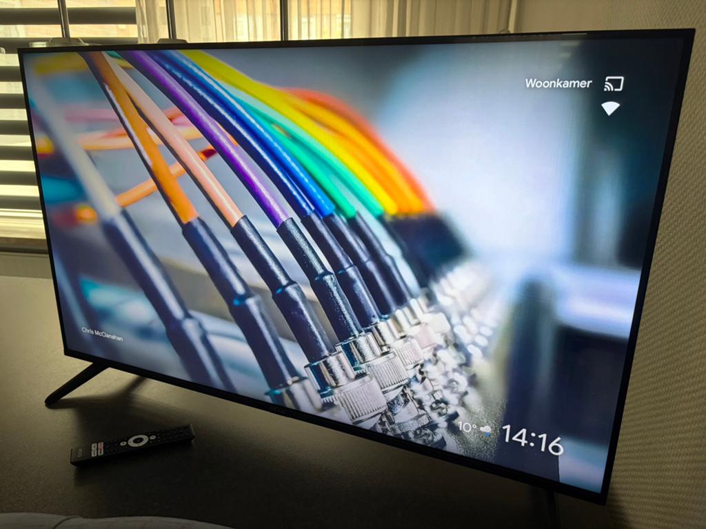 Peak 43inch 4k tv, 50 Hz, Zo goed als nieuw, 100 cm of meer, Ophalen