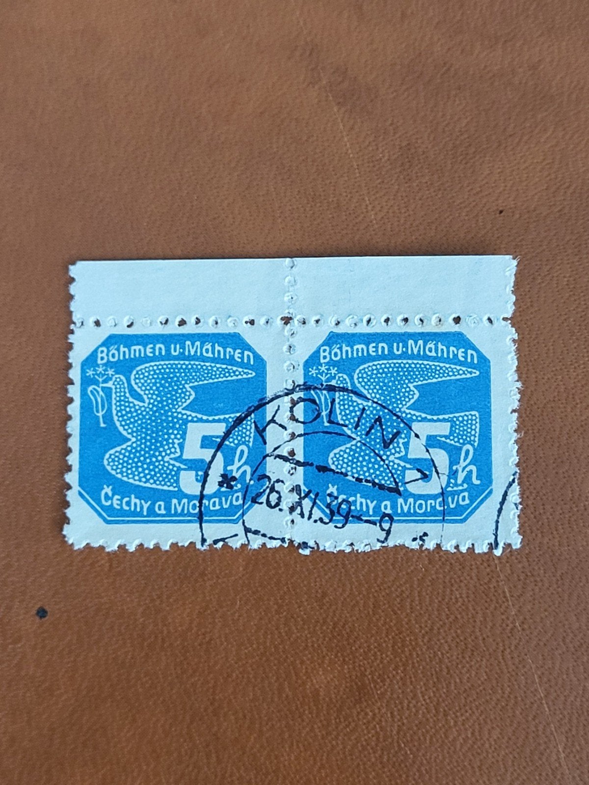Tsjecho-Slowakije postzegels 1939, gestempeld, Ophalen of Verzenden, Gestempeld