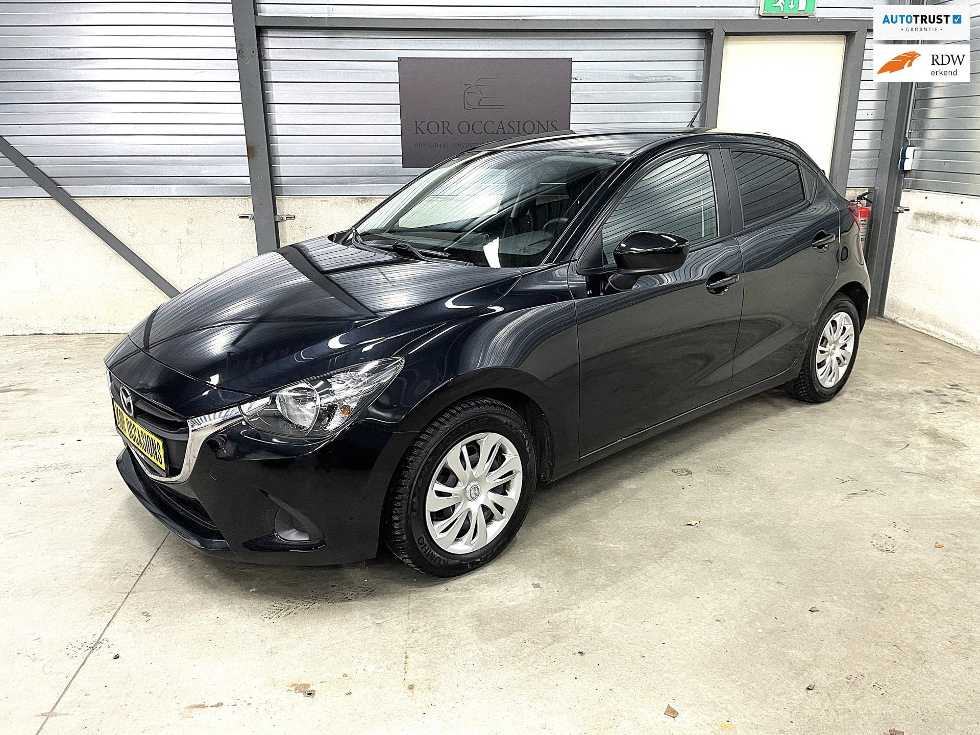 Mazda 2 1.5 Skyactiv-G TS 90pk 1ste eigenaar cruisecontrol, Stof, Gebruikt, Zwart, 4 cilinders