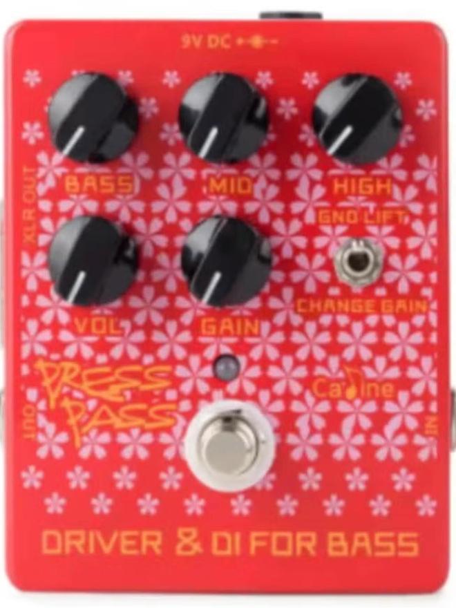 Caline CP-59 Bass Driver + DI Effects gitaar effecten pedaal, Muziek en Instrumenten, Effecten, Ophalen of Verzenden, Nieuw