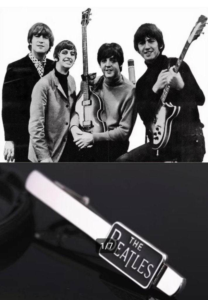 Beatles dasspeld, Kleding | Heren, Verzenden, Nieuw, Zilver, Beatles