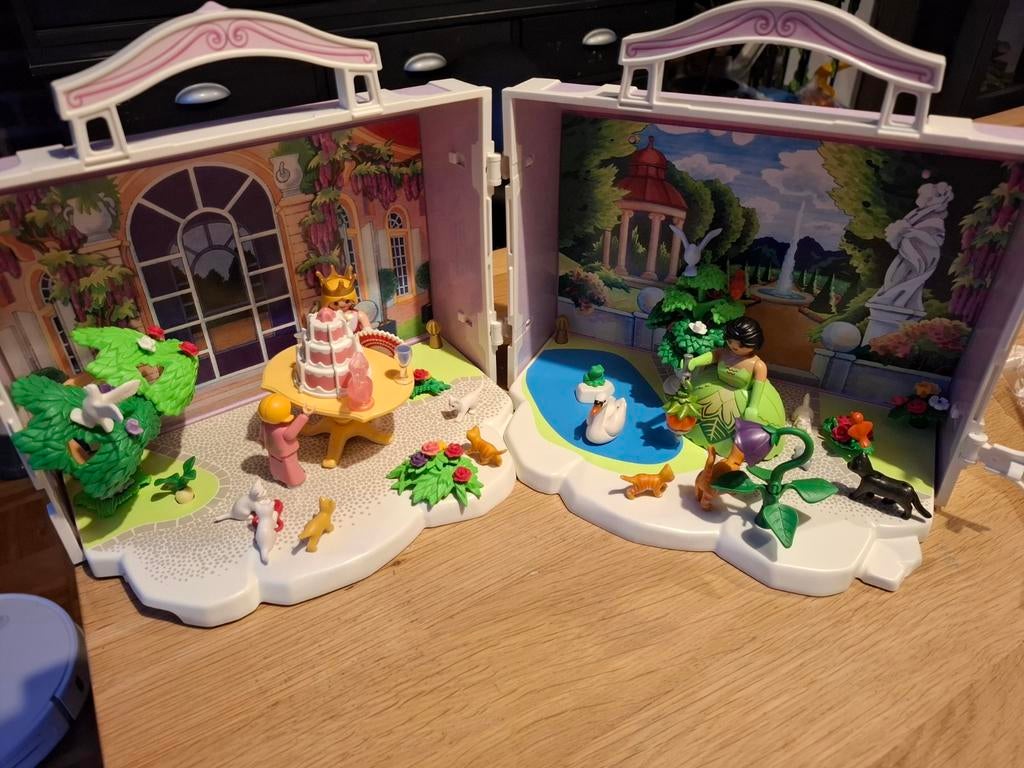 Playmobil Prinsessen omgeving met Vijver en Poezen, Ophalen of Verzenden, Zo goed als nieuw, Meisje