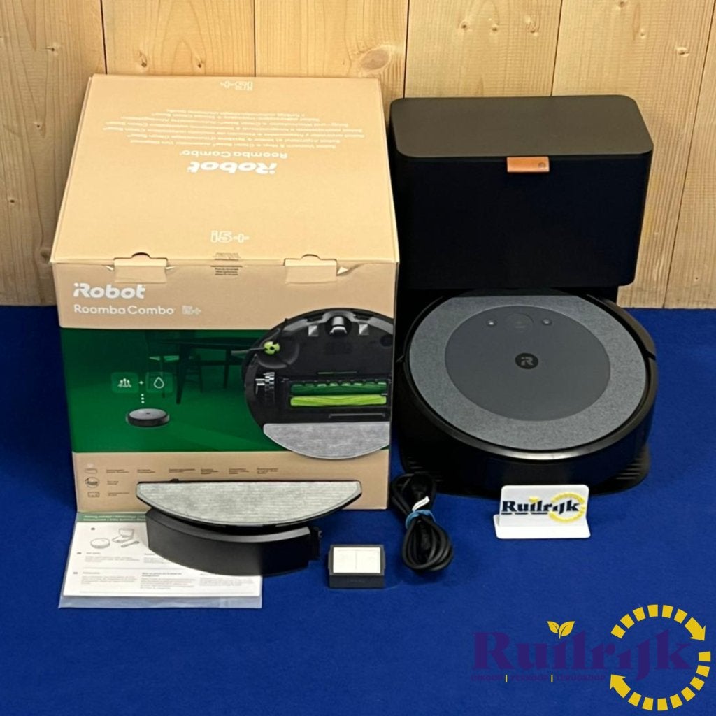 iRobot Roomba Combo i5+ robotstofzuiger en dweilrobot -Demo, Witgoed en Apparatuur, Stofzuigers, Flex Ltd., Zo goed als nieuw