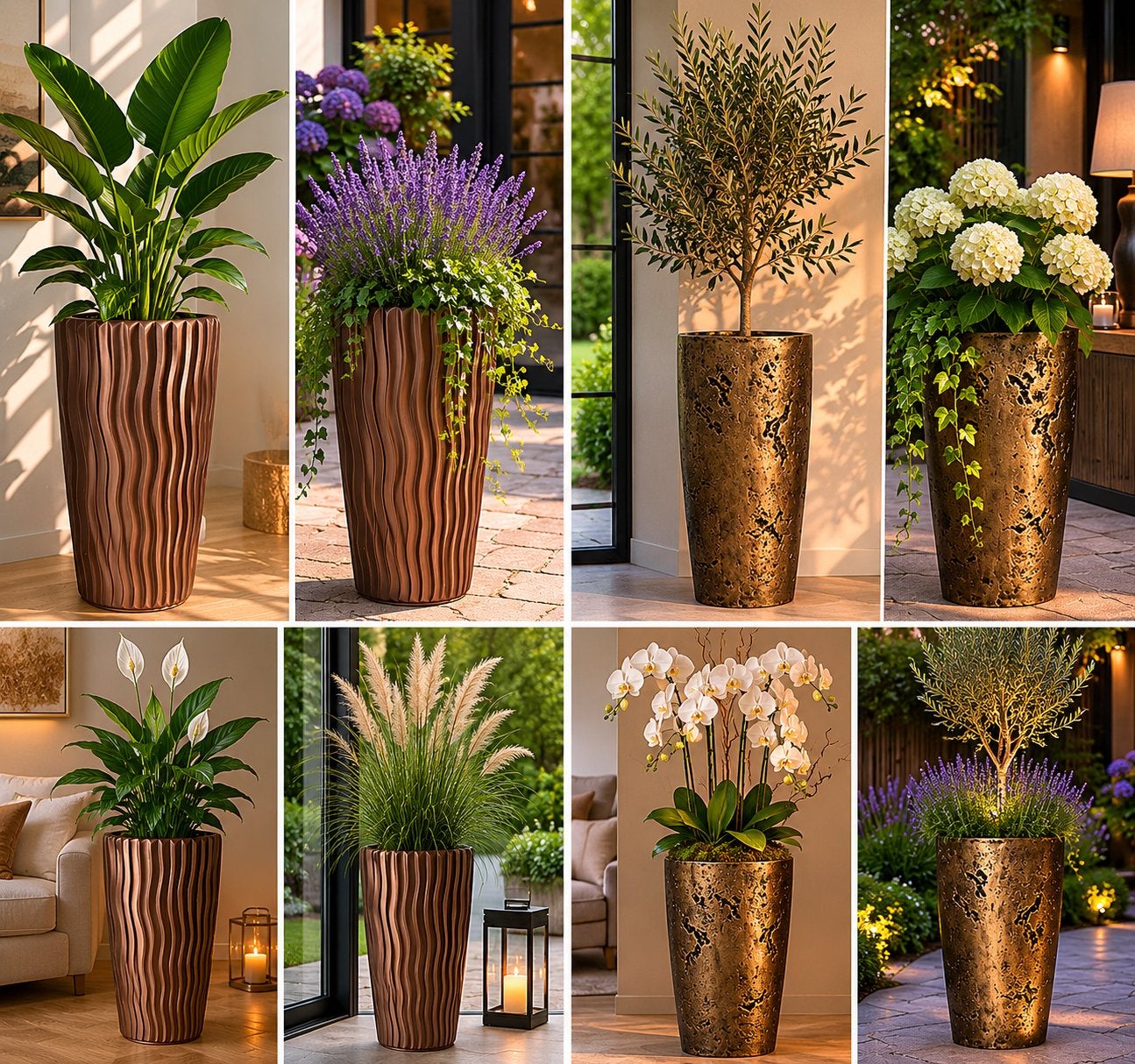Luxe handgemaakte potten & vazen, Ophalen, Overige materialen, 40 cm of meer, Rond
