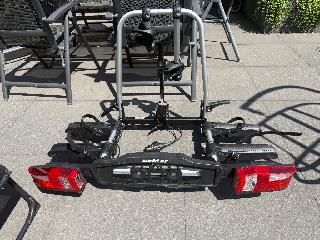 Uebler fietsendrager, Ophalen, Gebruikt, Elektrische fiets, 2 fietsen