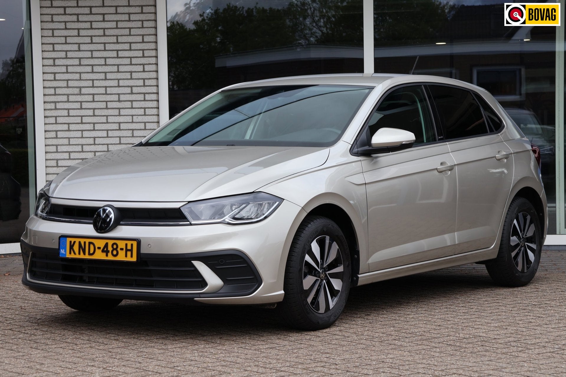 Volkswagen Polo Carplay Stoelverwarming Parkeersensoren, Auto's, Voorwielaandrijving, 12 maanden, Stof, Gebruikt