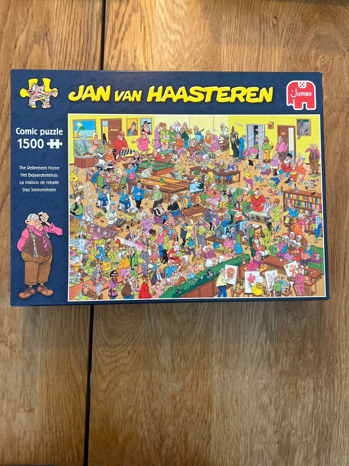 Jan van Haasteren Comic Puzzel - The Retirement Home 1500, Ophalen, 500 t/m 1500 stukjes, Zo goed als nieuw, Legpuzzel