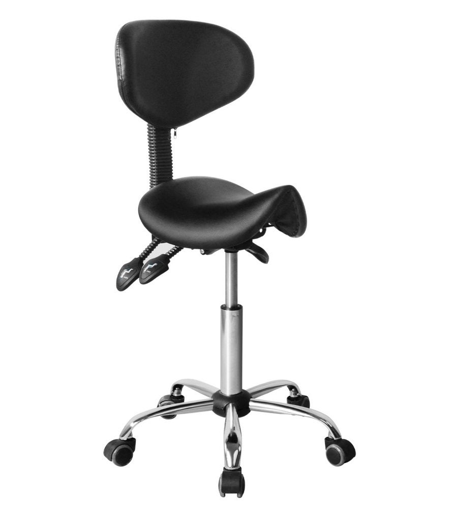 Zadelkruk ergonomisch - kapperskruk - tabouret, Ophalen, In hoogte verstelbaar, Nieuw, Hout