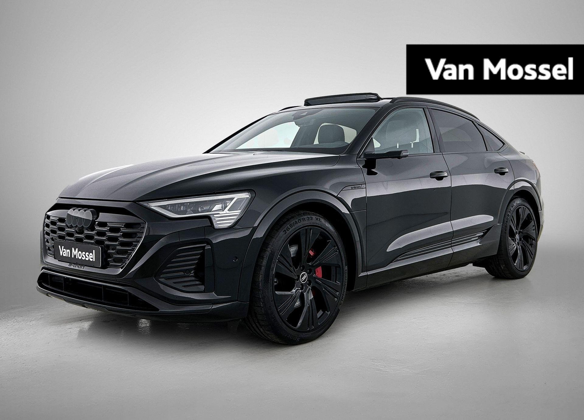Audi Q8 Sportback e-tron 55 quattro S Edition 115 kWh 408 PK, Auto's, 12 maanden, Zwart, Leder, Vierwielaandrijving