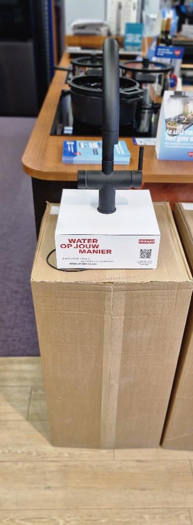 Franke kraan Zwart en RVS nieuw met Garantie, -, Zwart, -, Nieuw