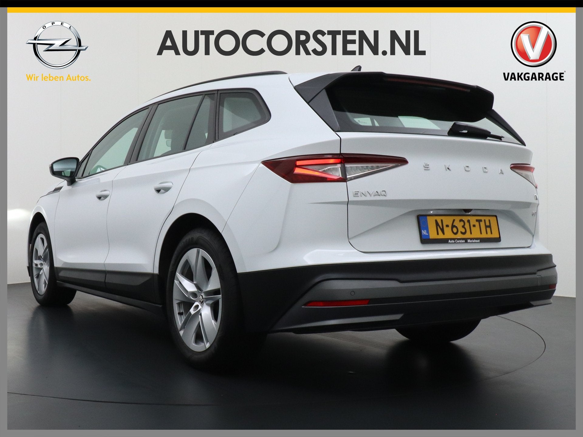 Skoda Enyaq iV 60 SOH 92% Apple Carplay Android Auto Navi Ec, Automaat, 390 km, Achterwielaandrijving, Zwart