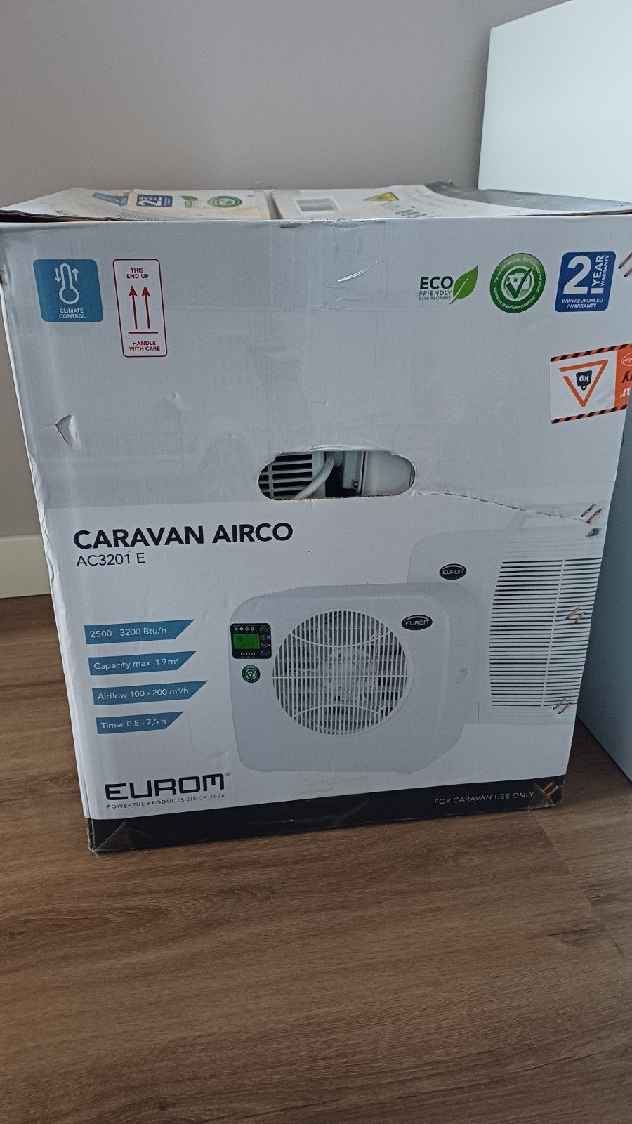 Eurom AC3201 Caravan Airco - Mobiele Airco, Caravans en Kamperen, Caravan accessoires, Ophalen