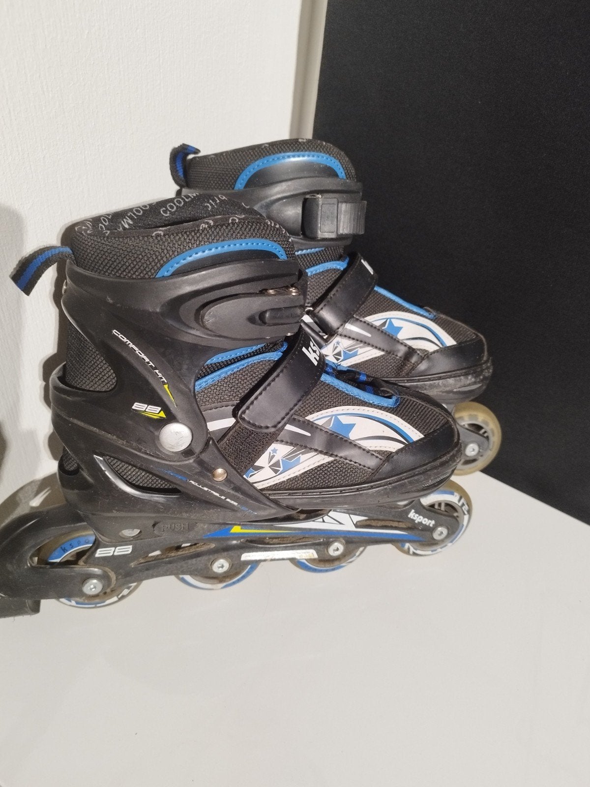 Ksport Inline Skates AM X5 - Verstelbaar Maat 38-41, Overige merken, Kinderen, Ophalen of Verzenden, Inline skates 4 wielen