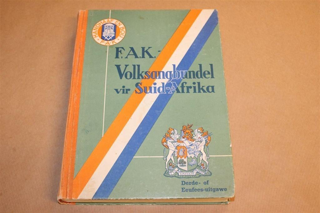 FAK-Volksangbundel — Suid-Afrikaanse Liederenbundel 1940, Boeken, Ophalen of Verzenden, Gelezen, Artiest