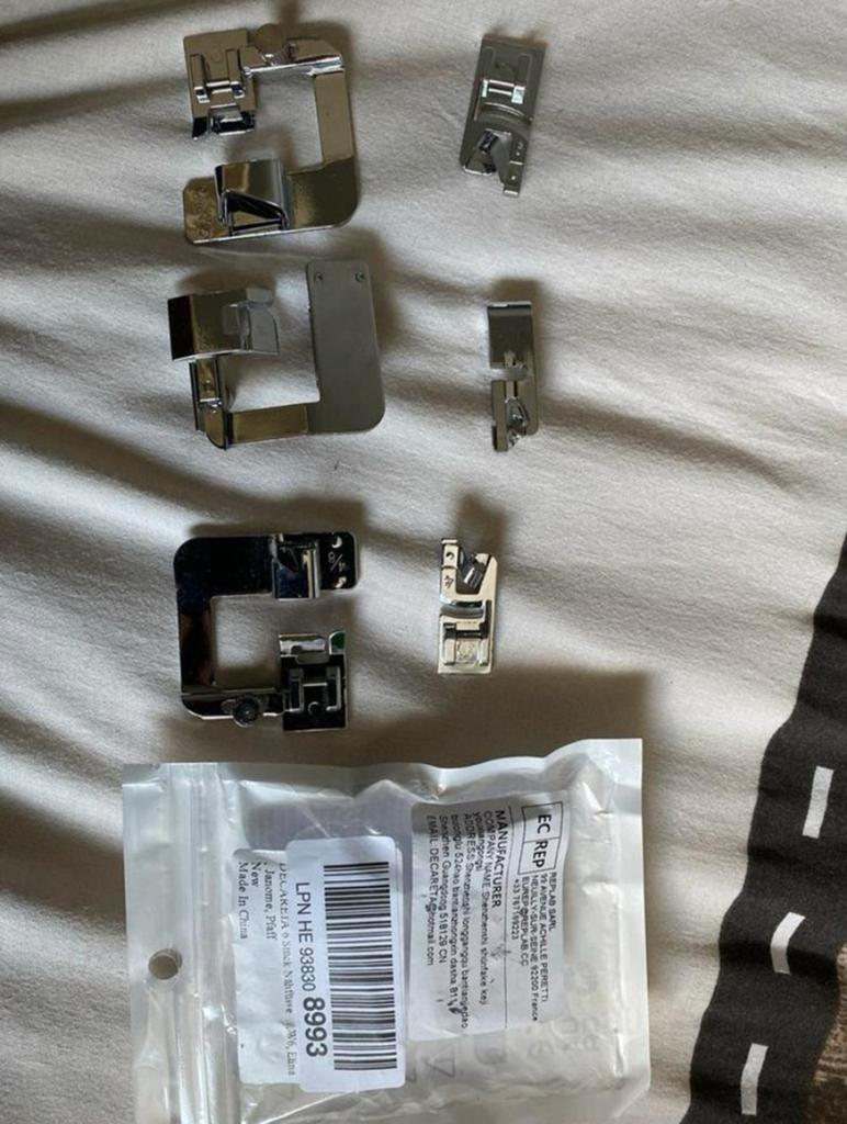 Naaimachine voetjes set - Nieuw, Ophalen of Verzenden, Nieuw, Toebehoren, Janome